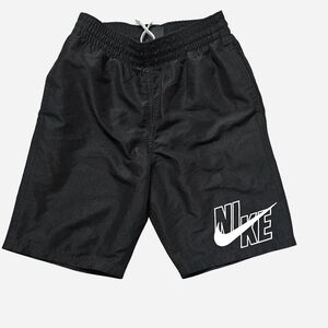 Nike Kids Black Shorts with Logo